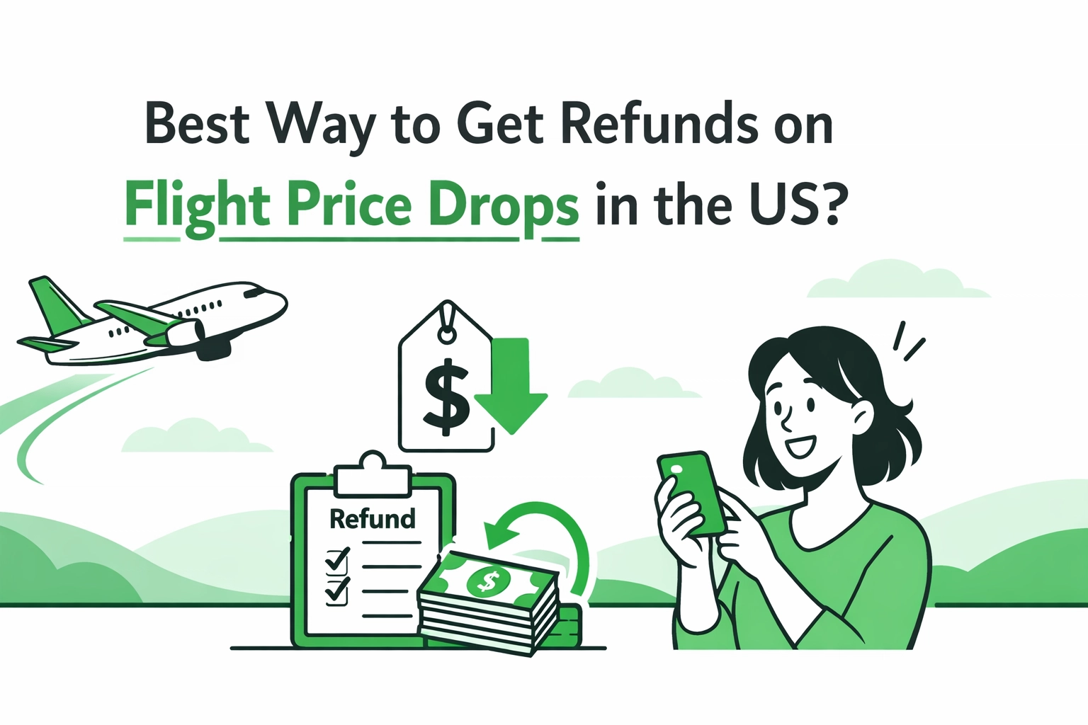 [HERO] Best way to get refunds on flight price drops in the US?