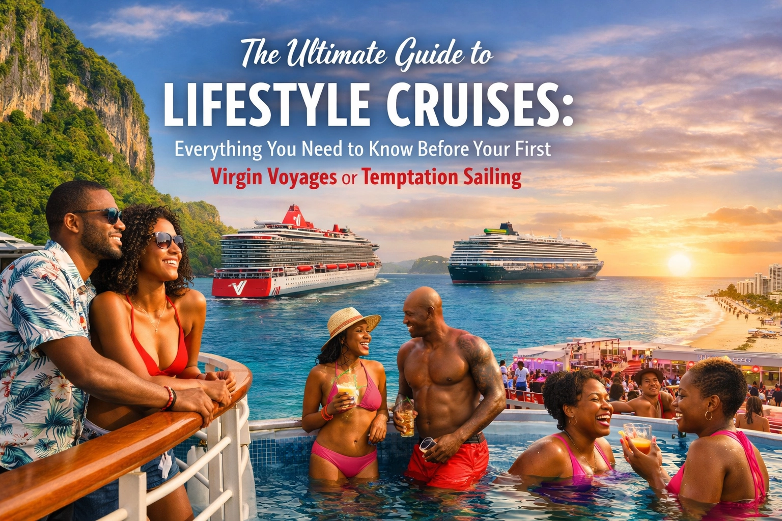 [HERO] The Ultimate Guide to Lifestyle Cruises: Everything You Need to Know Before Your First Virgin Voyages or Temptation Sailing