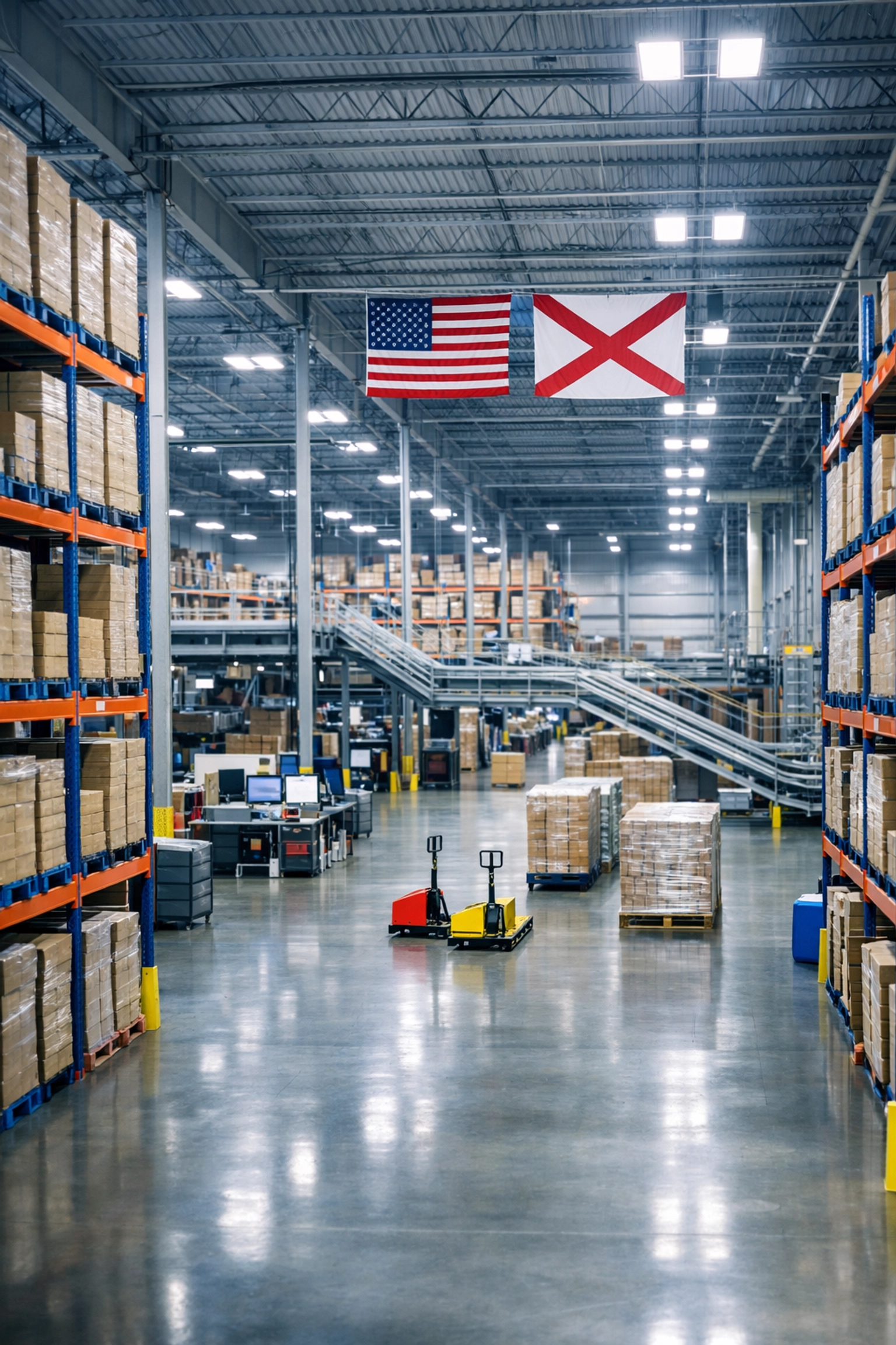 Alabama warehouse distribution center representing employee ownership opportunities