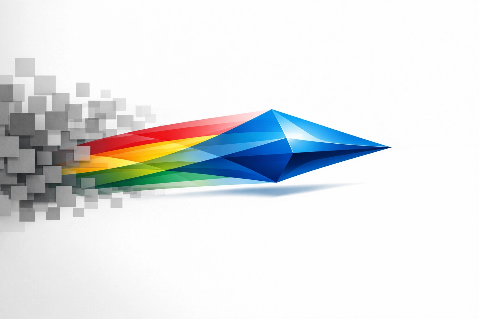 Dynamic geometric shapes illustrating speed and productivity when using messaging shortcuts and automation.