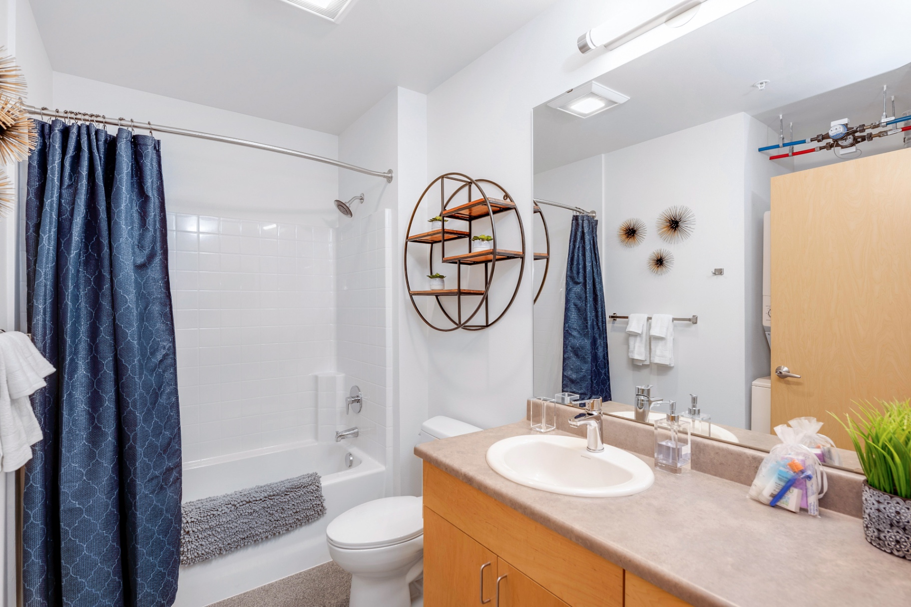 Canary Gem (1-bedroom): Modern Bathroom Seattle Rental
