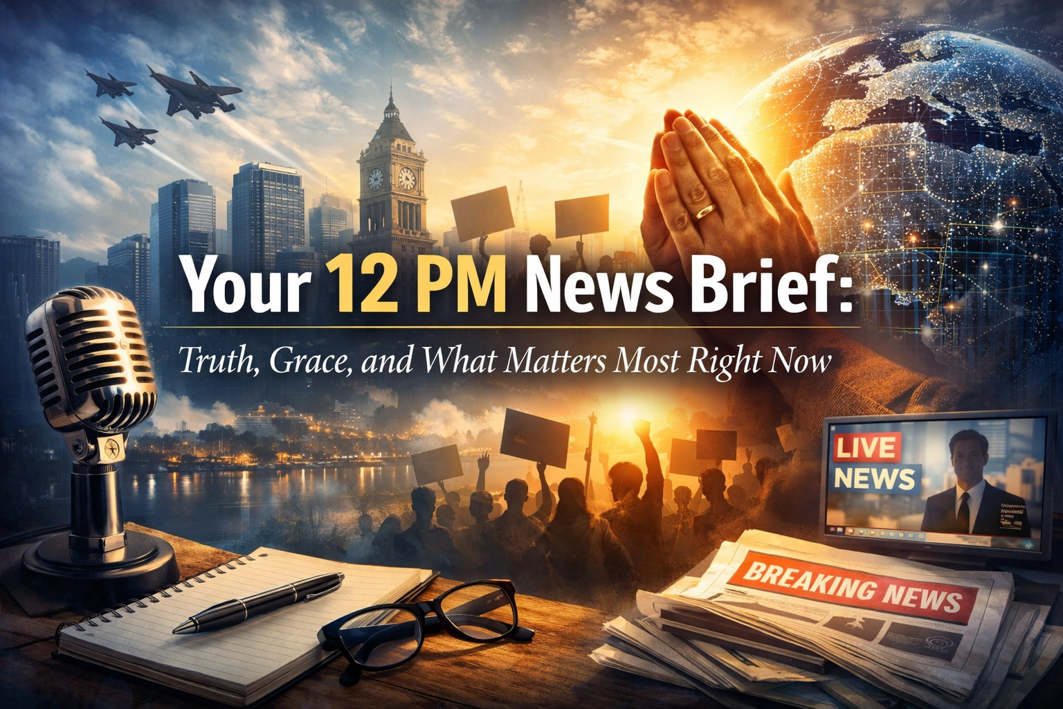 [HERO] Your 12 PM News Brief: Truth, Grace, and What Matters Most Right Now
