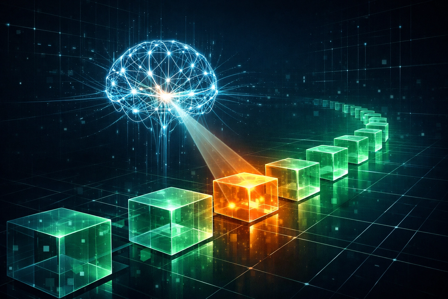 AI-driven blockchain security scanning transactions for proactive fraud detection and smart risk scoring.