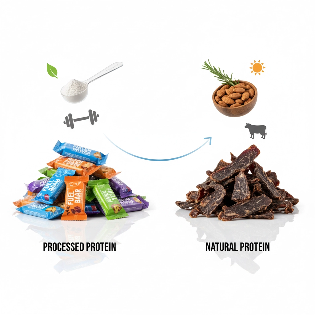 Healthy meat snacks in Australia, convenient, travel-friendly Aussie Biltong