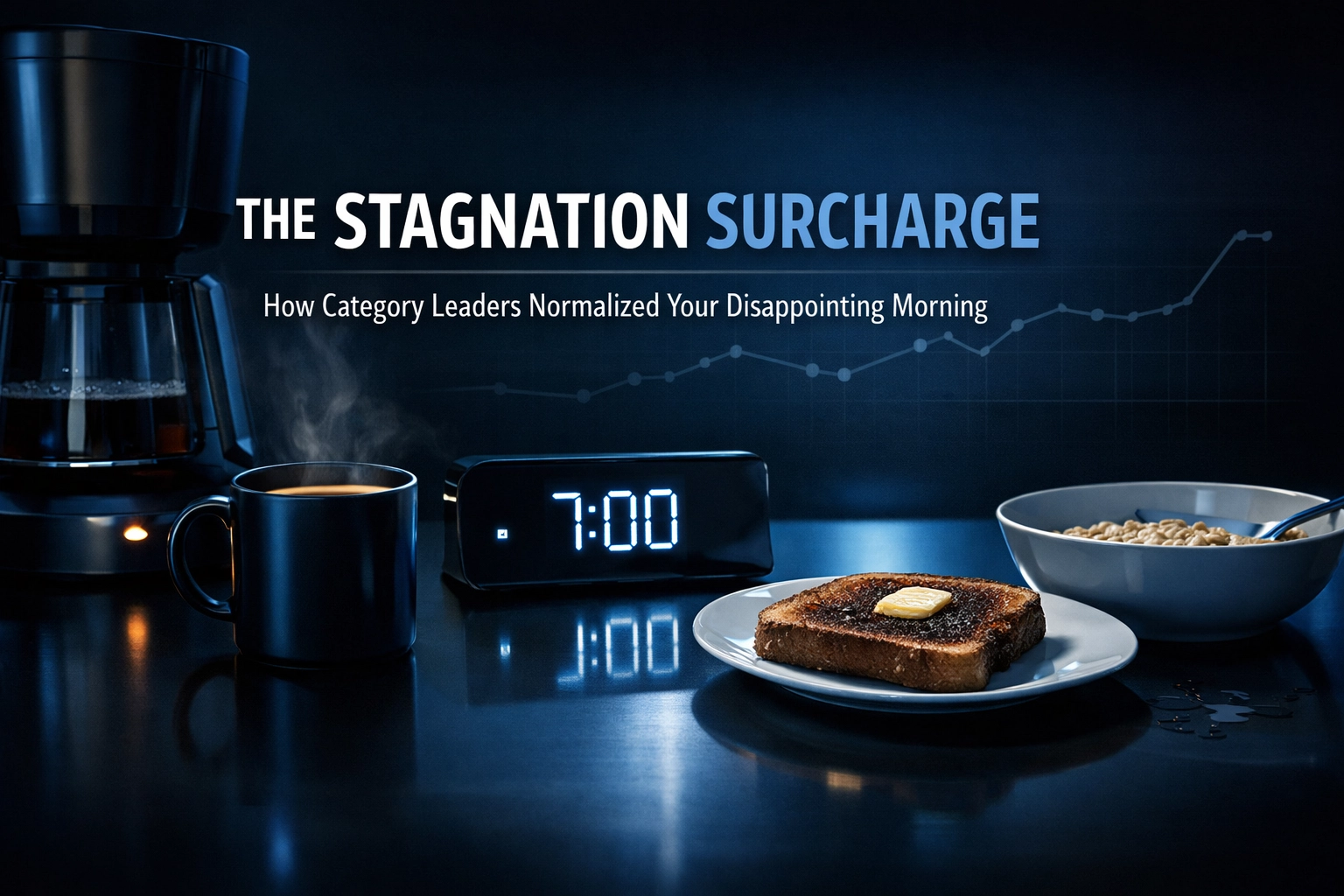 [HERO] The Stagnation Surcharge: How Category Leaders Normalized Your Disappointing Morning