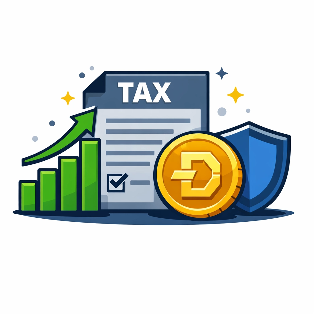 Modern graphic showing digital asset income and investment forms for 2026 tax preparation New Haven.