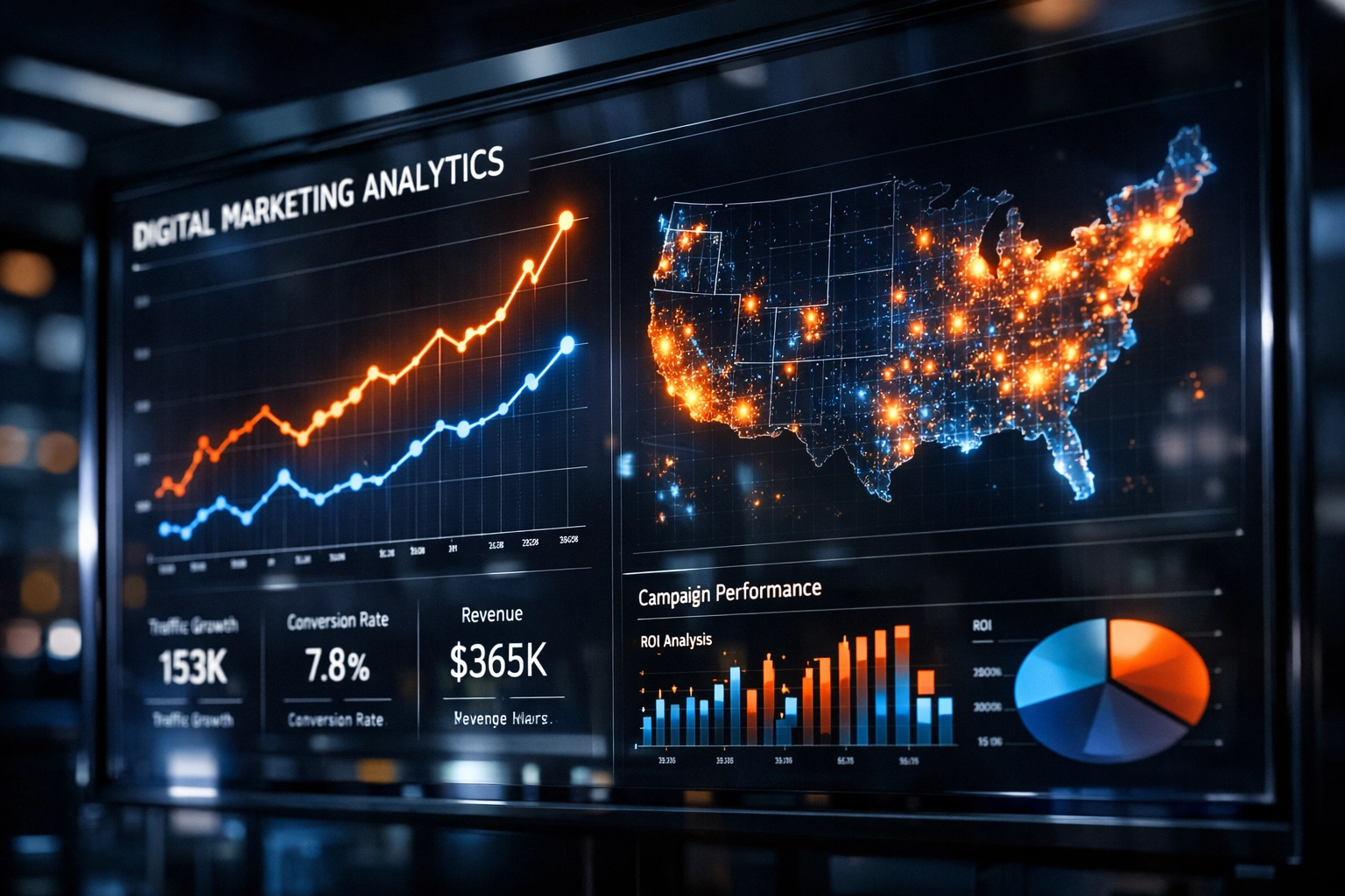 Advanced NIL marketplace analytics dashboard displaying high-performance athlete engagement data and national reach.