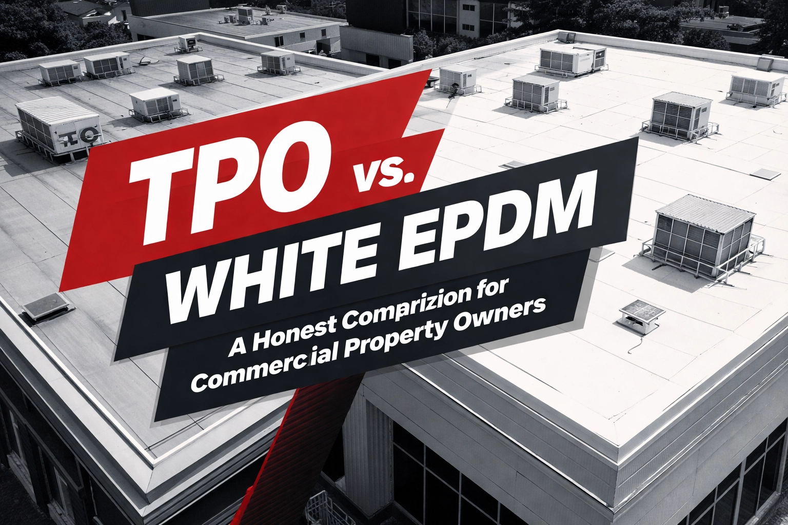 [HERO] Getting the real scoop on TPO and White EPDM for your Delmarva building.