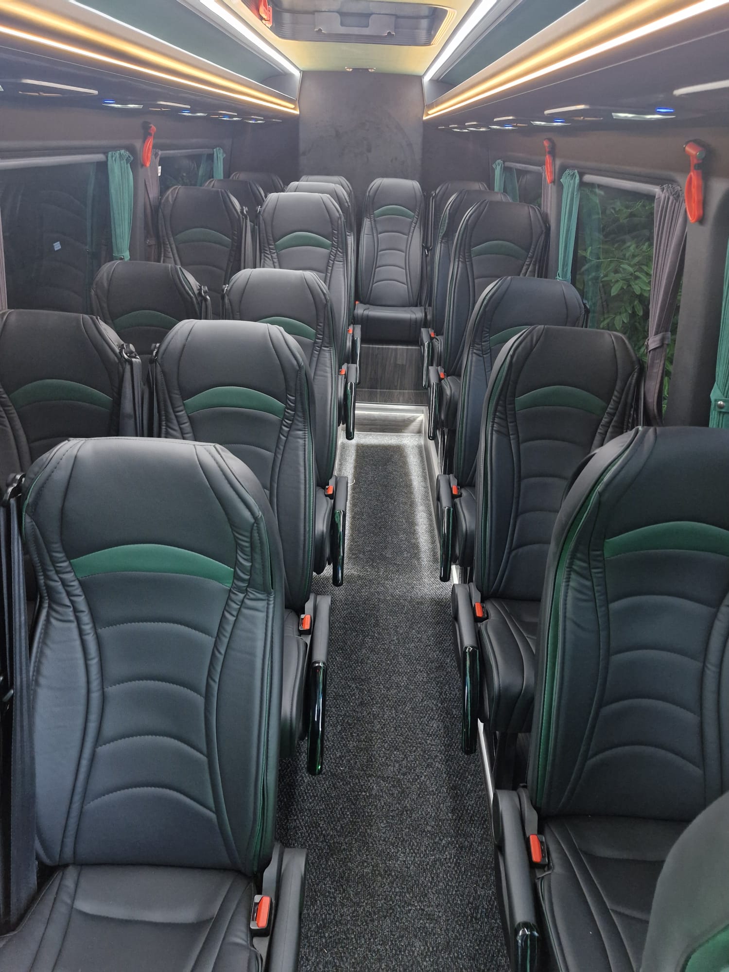 Modern coach interior