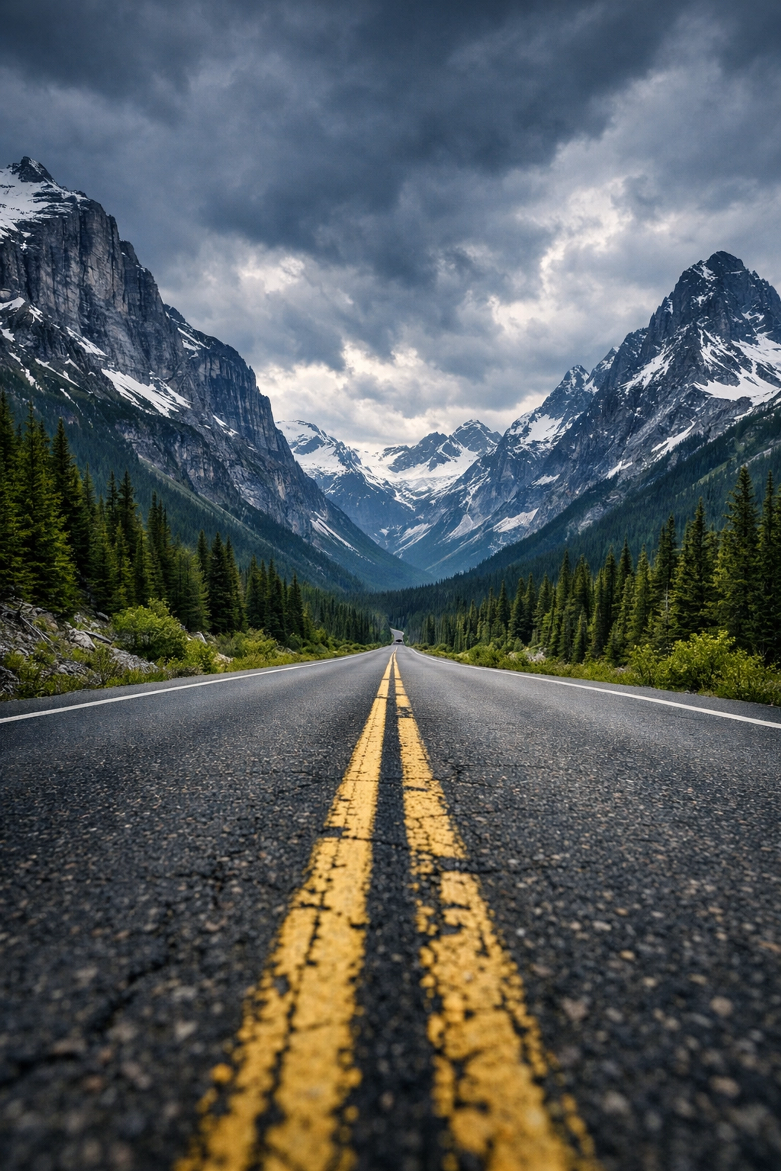 The Ultimate Guide to Photography in All 63 US National Parks: Everything You Need to Succeed 5 Scenic road winding through Glacier National Park, leading to iconic photography spots and landscapes.
