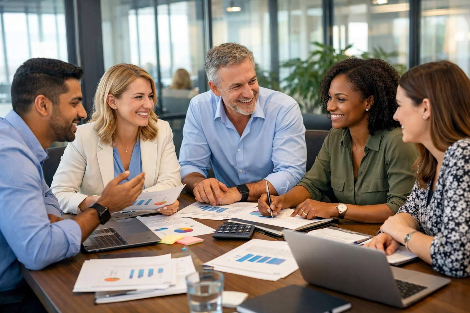 Cross-functional team collaborating on ServiceNow implementation partner selection process