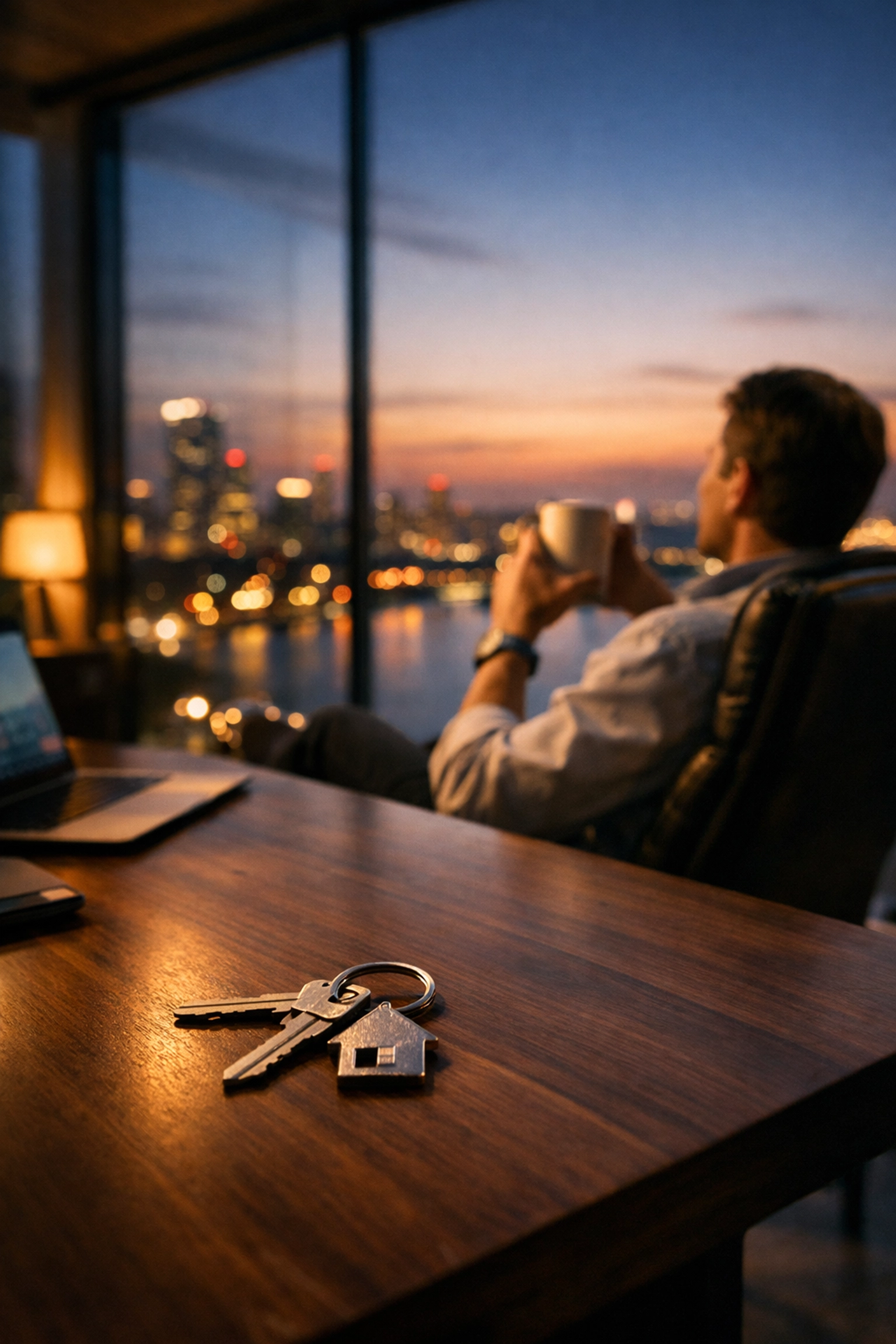 Real estate investor enjoying passive income from a professionally managed rental portfolio.