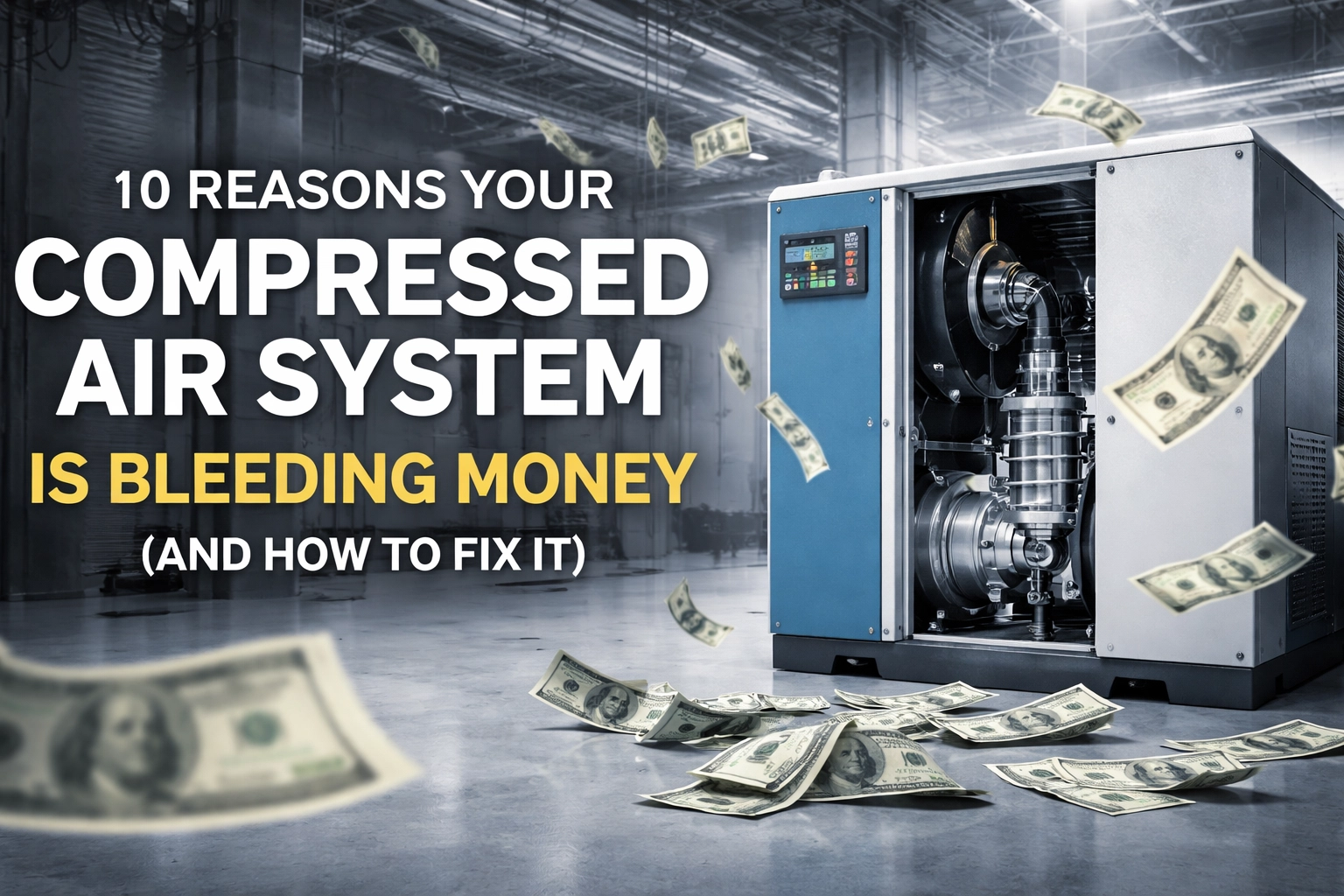 HERO 10 Reasons Your Compressed Air System Is Bleeding Money (And How to Fix It)