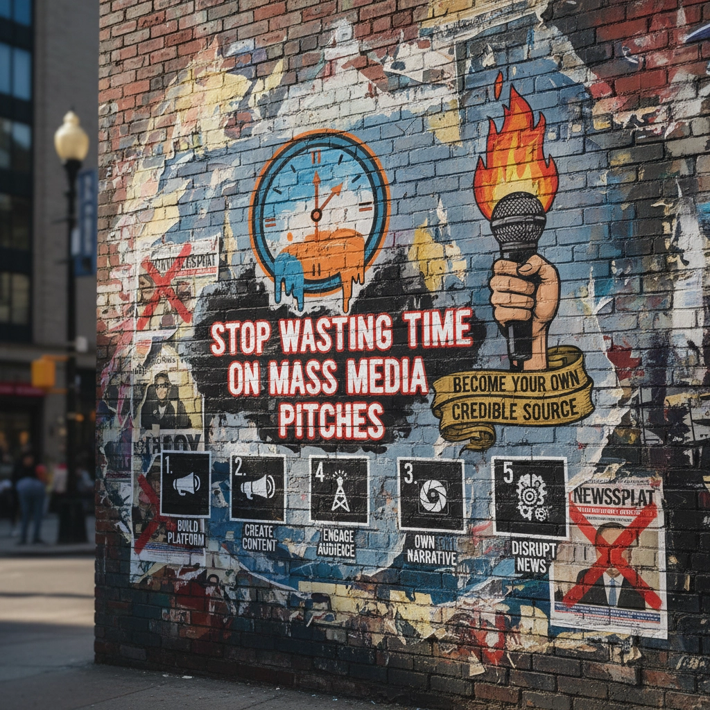 Featured image for Stop Wasting Time on Mass Media Pitches: 5 Steps to Become Your Own Credible News Source