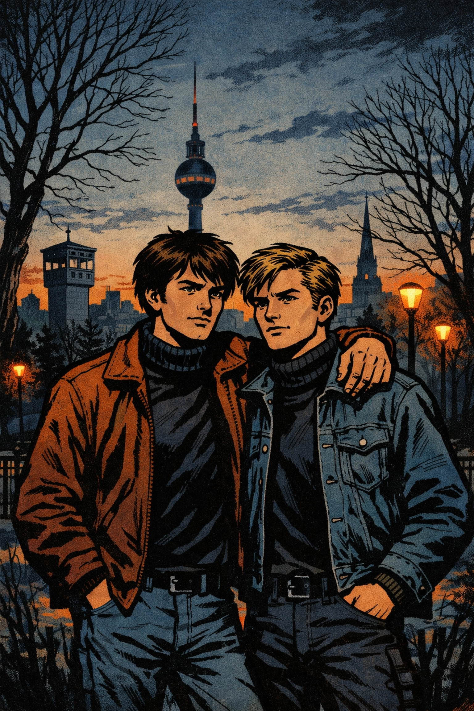 Gay activists in 1970s East Berlin organizing for LGBTQ+ rights