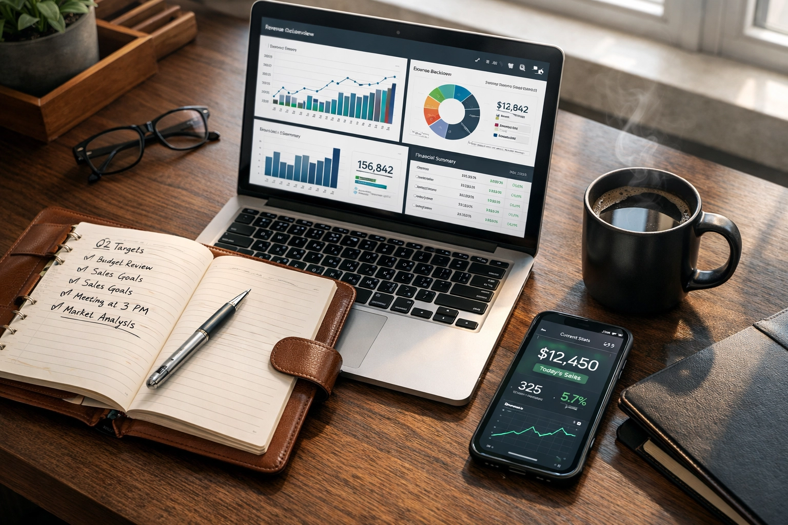 Financial dashboard and real-time metrics for Canadian defence sector strategic planning