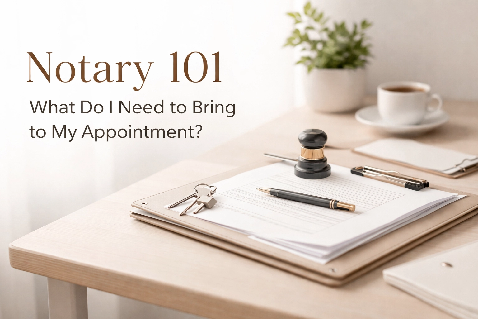 [HERO] Notary 101: What Do I Need to Bring to My Appointment?