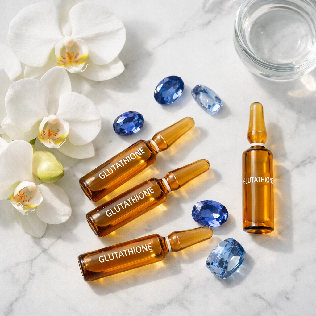 Yaqoot skin booster with glutathione and sapphire for ultimate skin brightening and glow