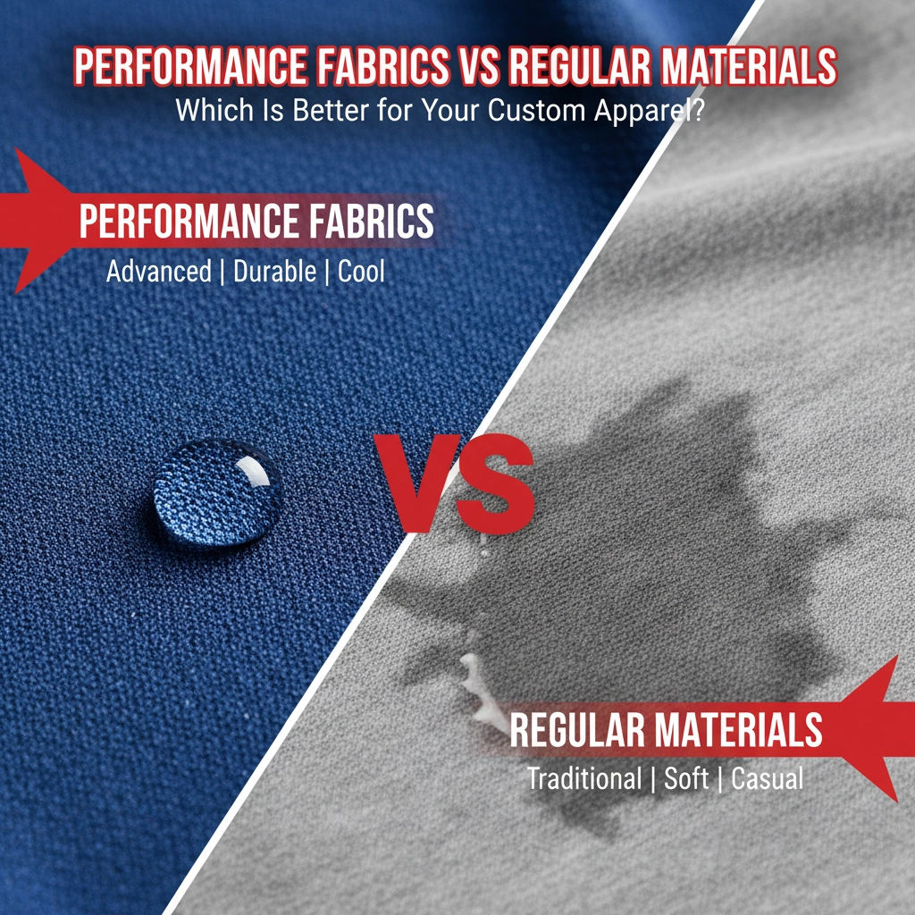 Performance Fabrics vs Regular Materials: Which Is Better for Your Custom Apparel?