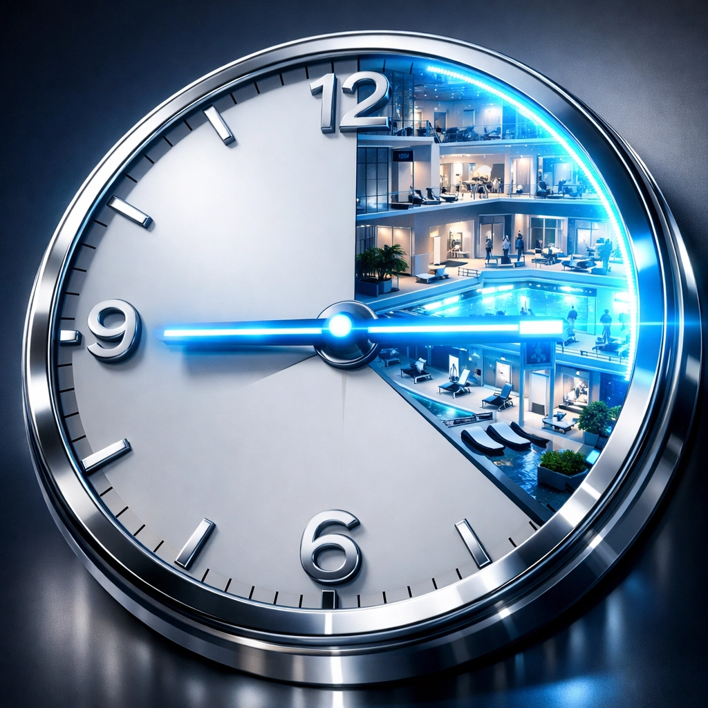 Visualization of reclaiming administrative hours to drive growth and improve outcomes in a physical therapy practice.