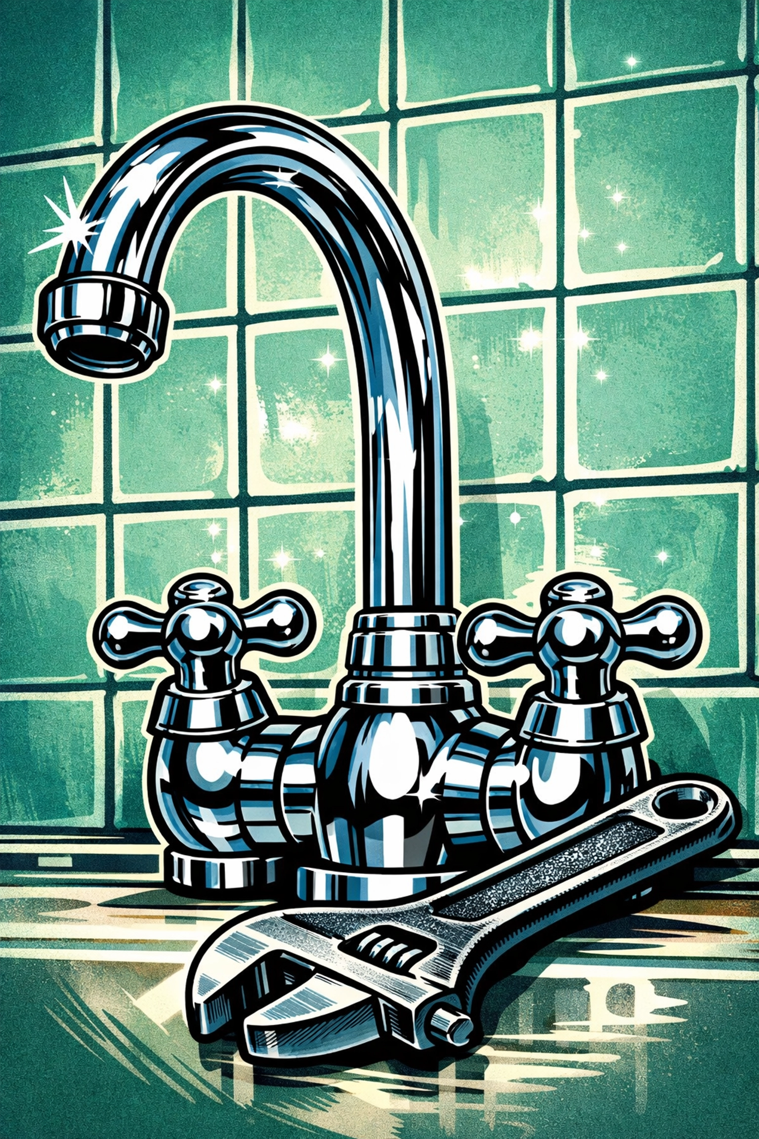 New kitchen faucet installation by a local handyman to update your Nottingham home.