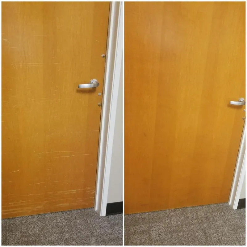 Wooden Door Restoration Comparison