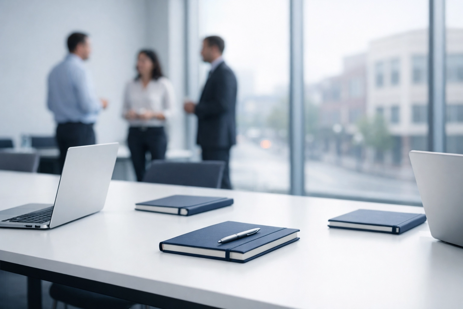 Modern Alabama office workspace showing professional stability and organized business operations.