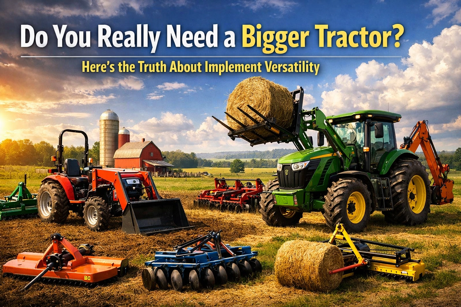 [HERO] Do You Really Need a Bigger Tractor? Here’s the Truth About Implement Versatility