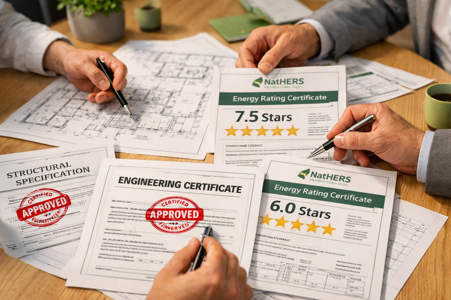 Reviewing building certifications and NatHERS ratings for modular home compliance