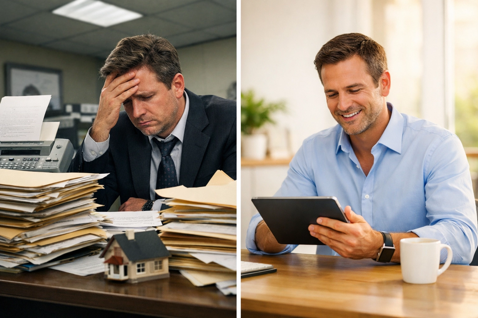 Comparison of traditional paper notarization versus modern remote online notary services