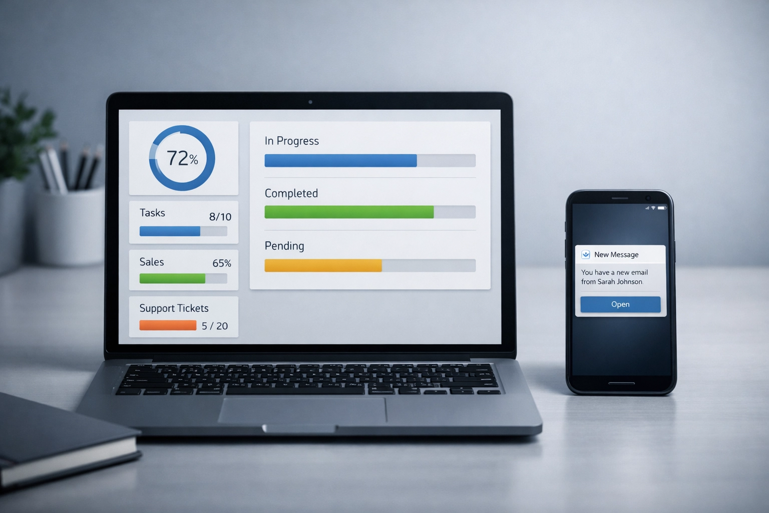 Service bureau dashboard interface showing ERO transmission workflow and real-time status updates