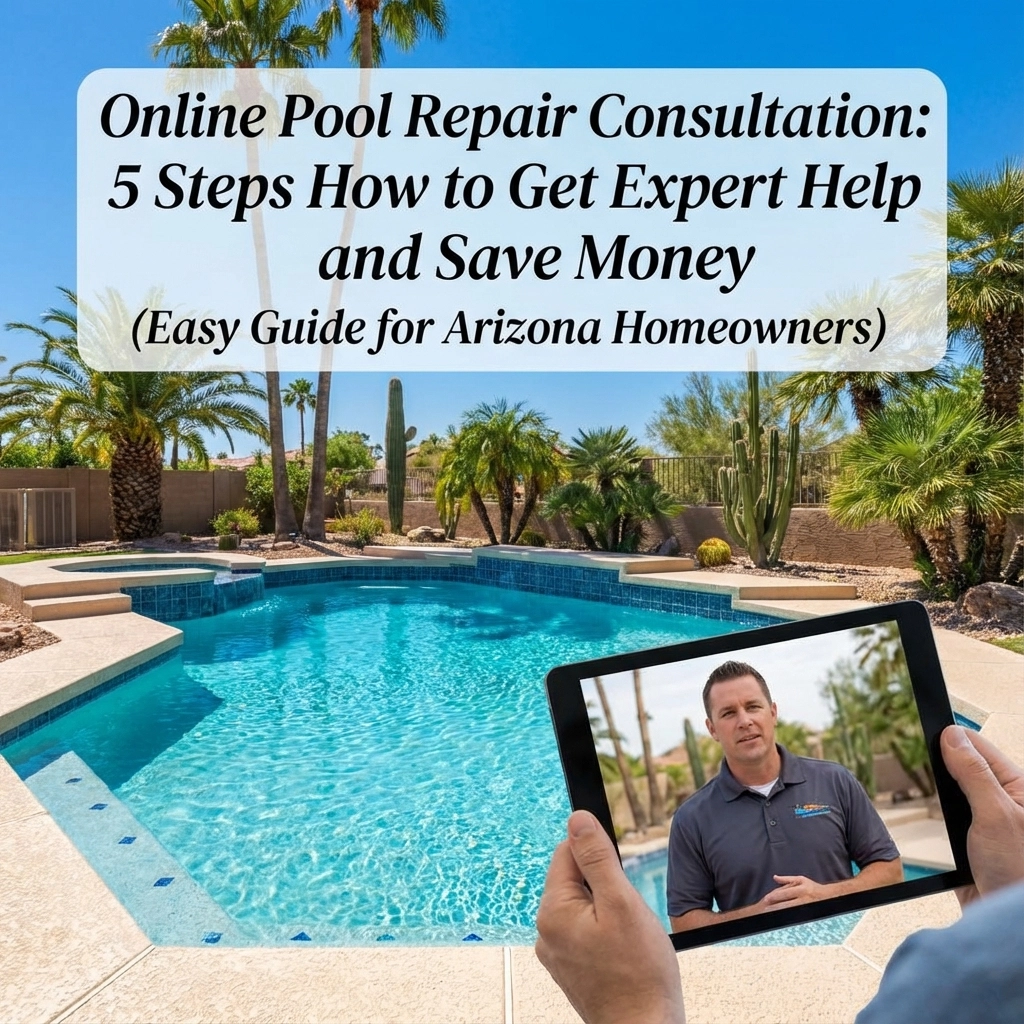 Online Pool Repair Consultation: 5 Steps How to Get Expert Help and Save Money (Easy Guide for Arizona Homeowners)