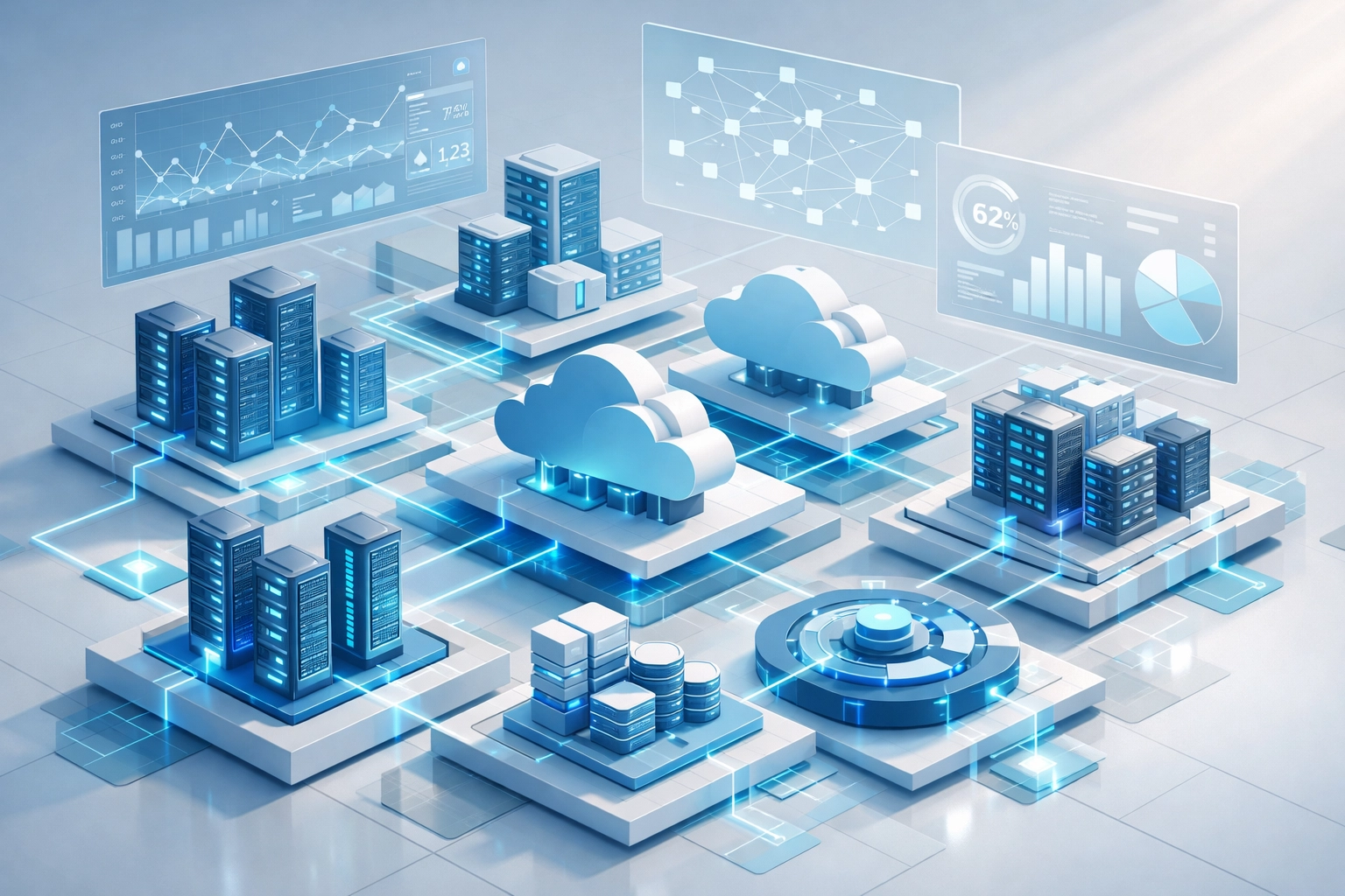 ServiceNow ITOM infrastructure with dependency mapping and monitoring for enterprise operations