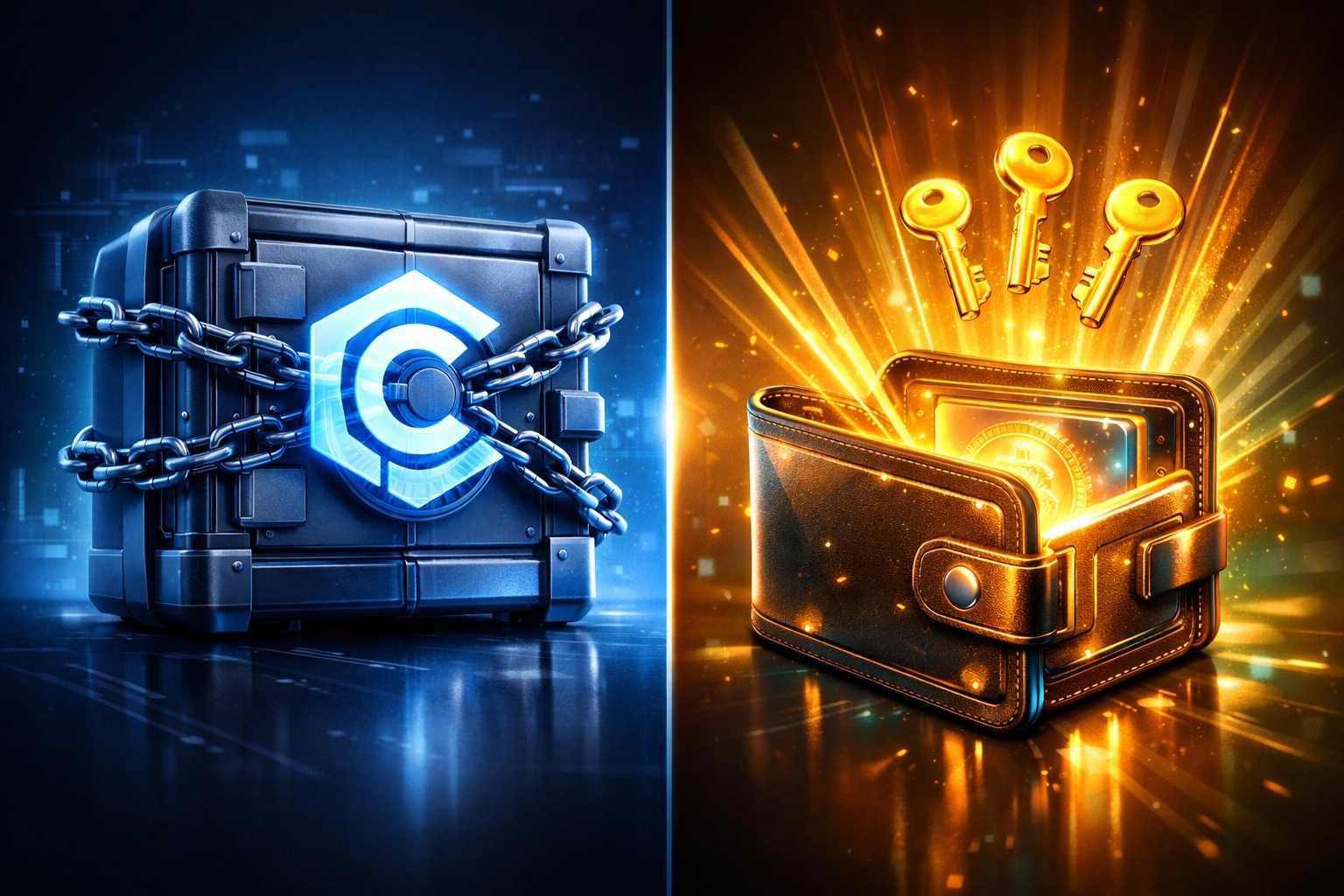 Custodial vs self-custody crypto wallet comparison for merchant payment accounts