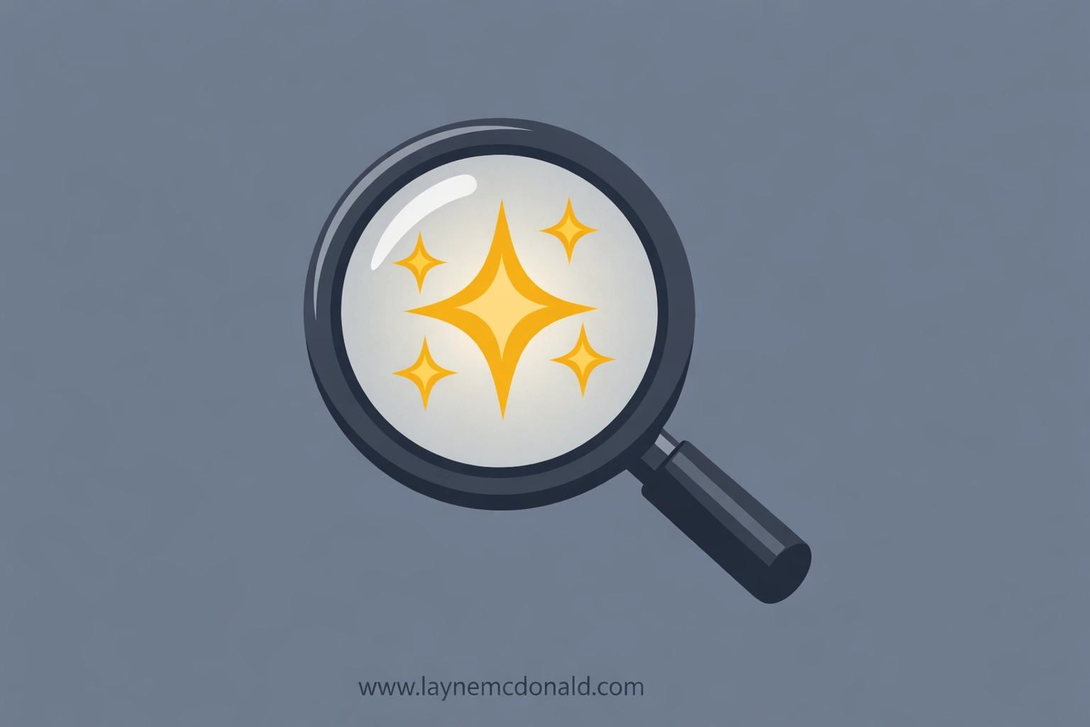 A magnifying glass over stars, representing a Christian parent's guide to movie safety and ratings.