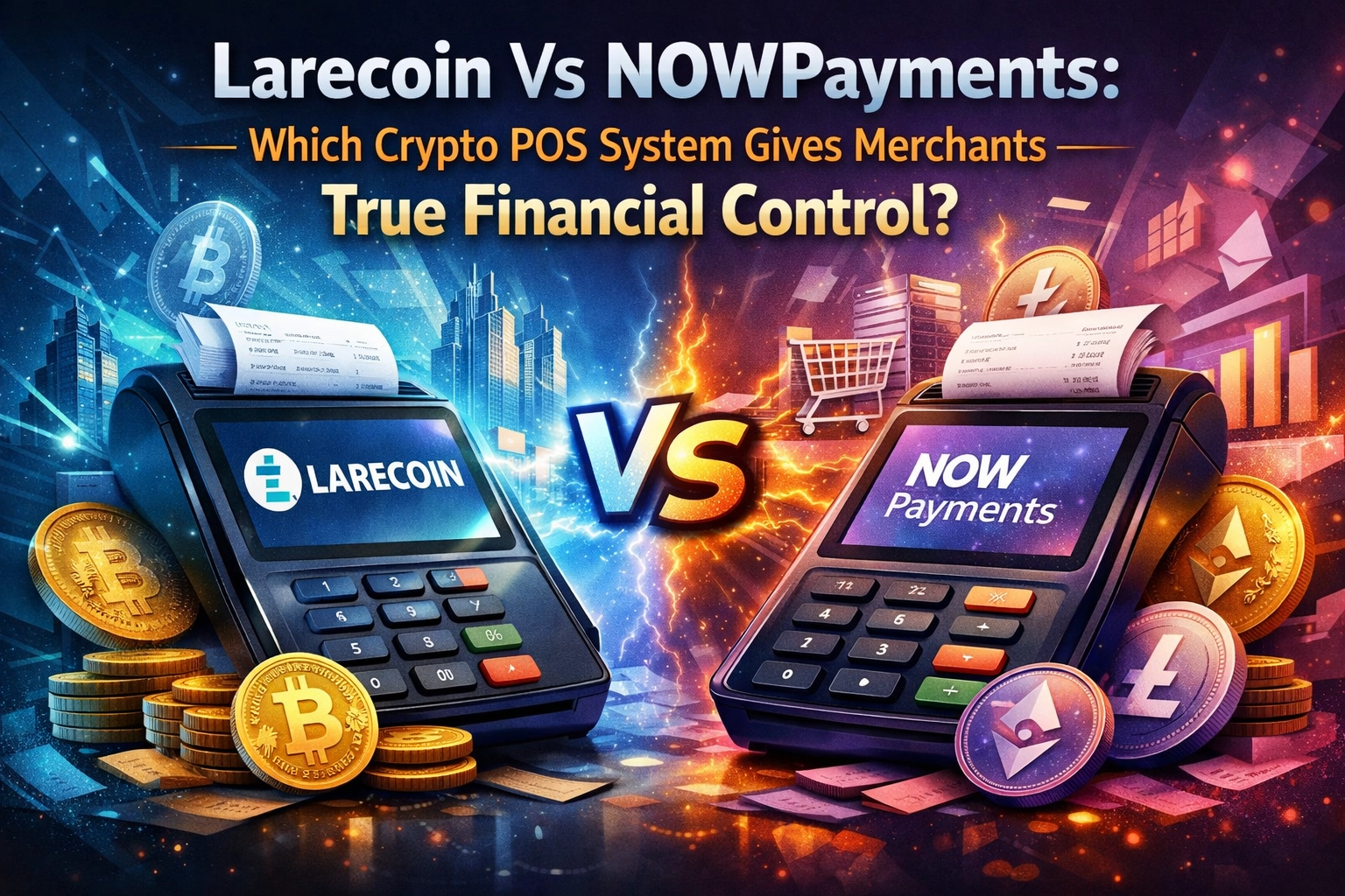 [HERO] Larecoin Vs NOWPayments: Which Crypto POS System Gives Merchants True Financial Control?