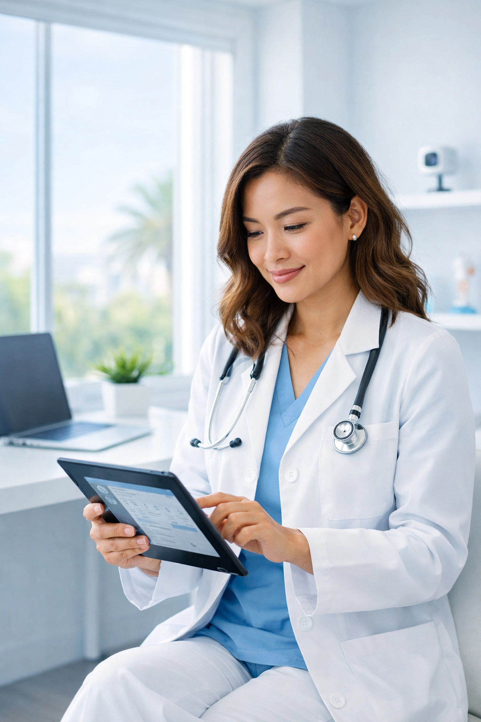 California healthcare provider reviewing patient records for tirzepatide weight loss consultation