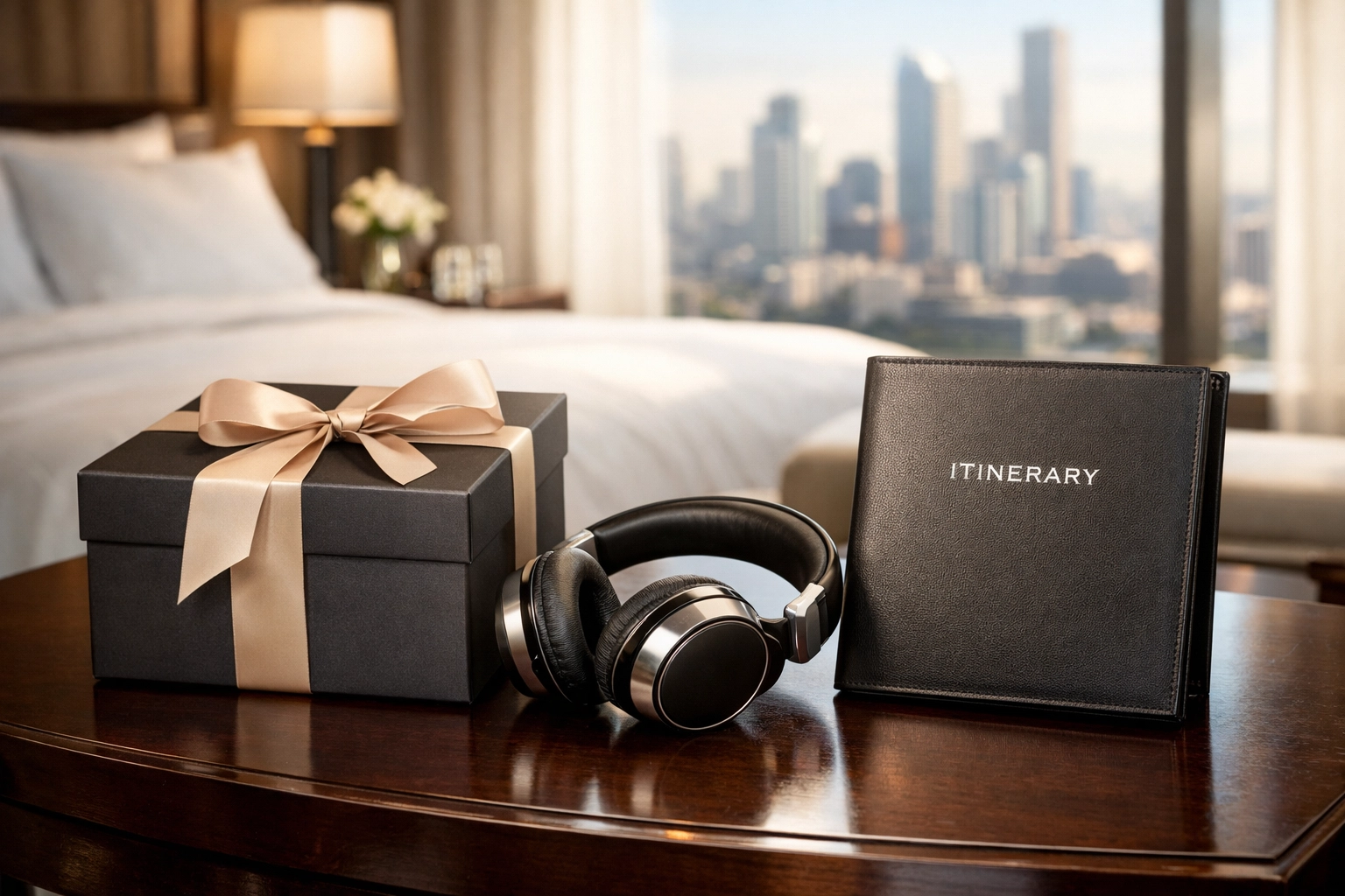 NEWSLETTER: 7 Mistakes You’re Making with Super Bowl ROI (and How to Fix Them) Luxury VIP welcome gifts in a five-star hotel suite for Super Bowl corporate guests.