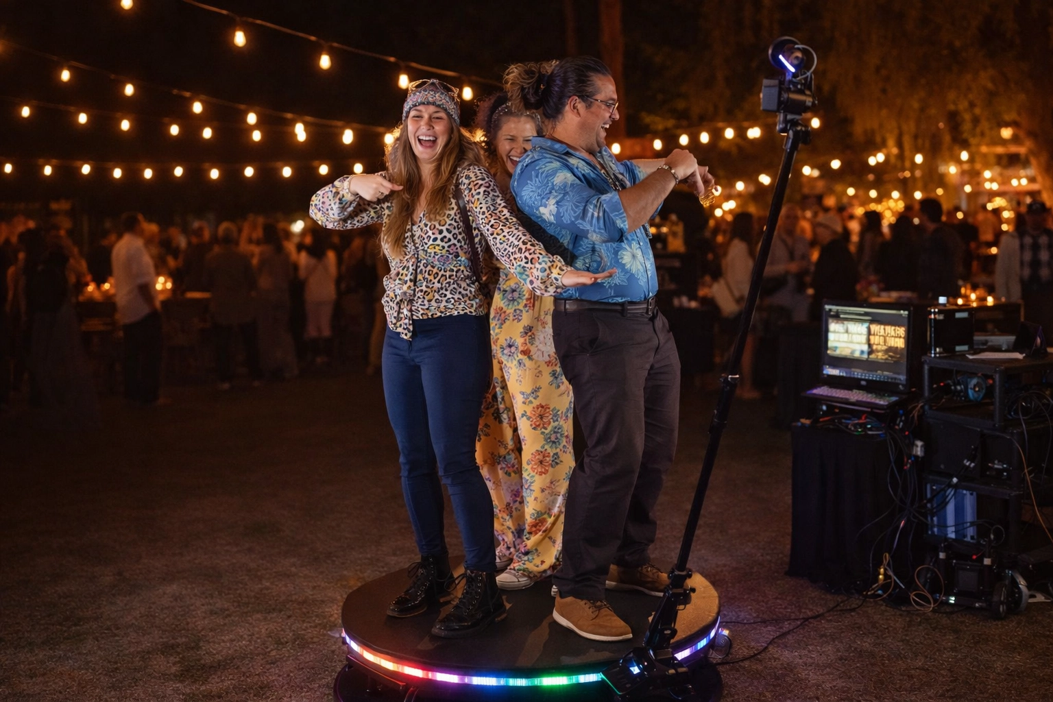 Rustic Outdoor Ceremony Setup