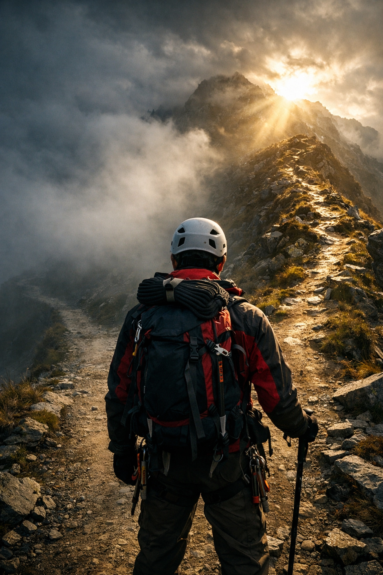 Business leader choosing between traditional planning path and OKR growth strategy