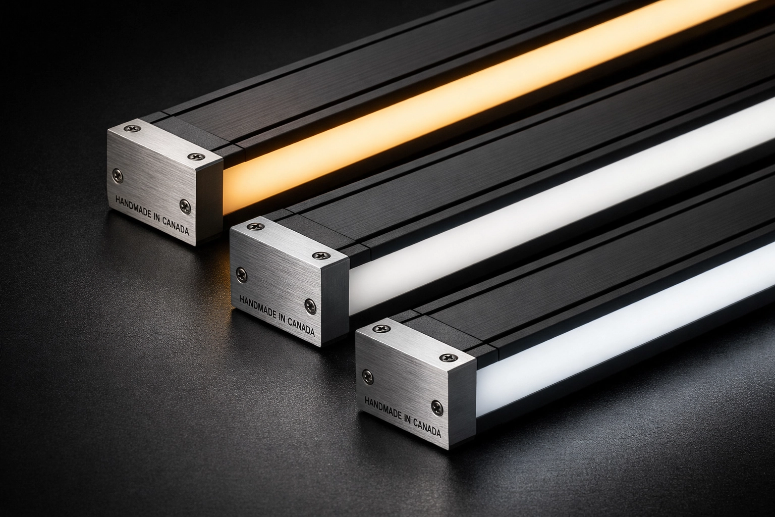 Premium LED strip lights for kitchen cabinets available in multiple color temperatures.