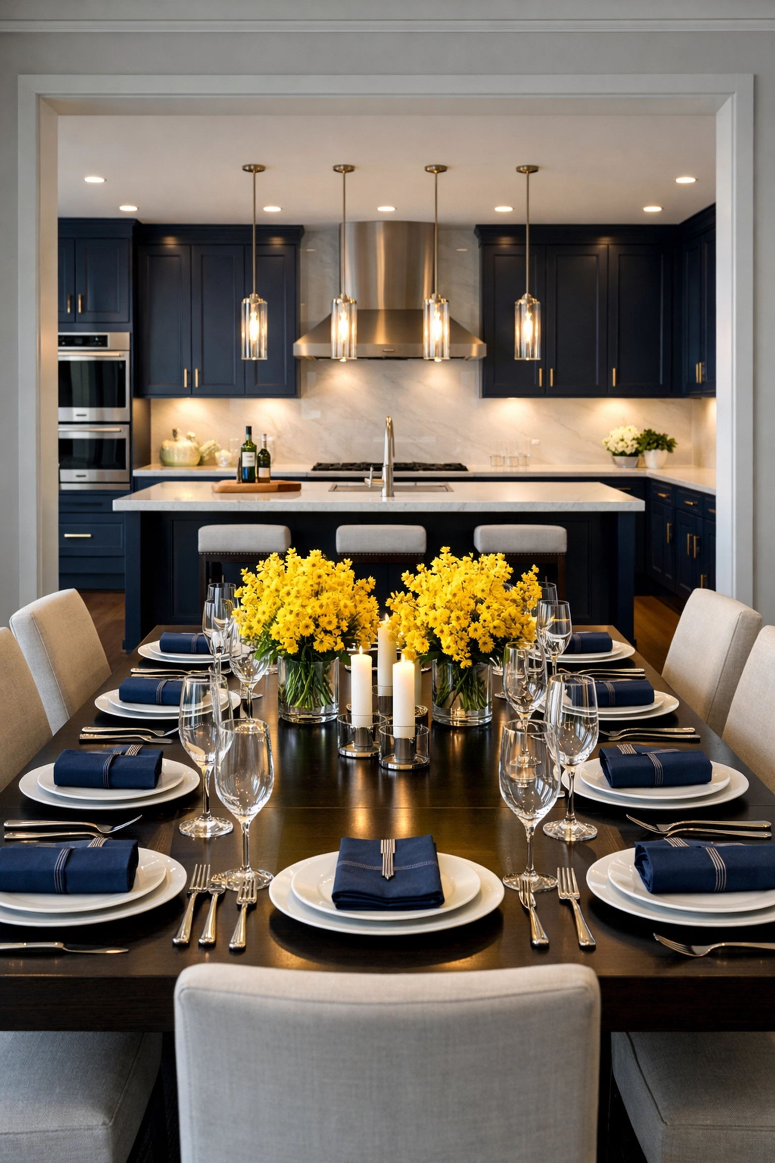 Spotless dining area representing the freedom of bi weekly house cleaning.