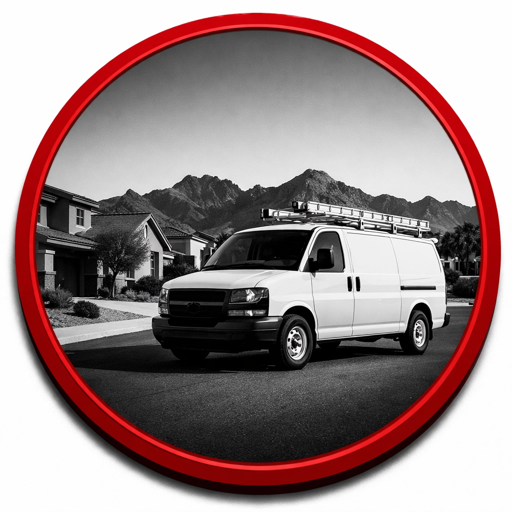 Executive Pest Solutions service truck in San Tan Valley providing professional pest control and exclusion.