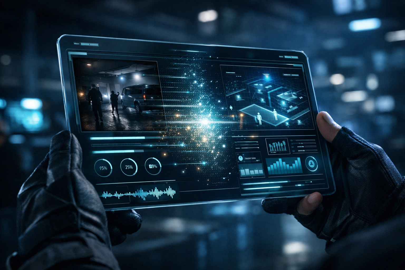 AI-powered security guard management software processing digital incident reports