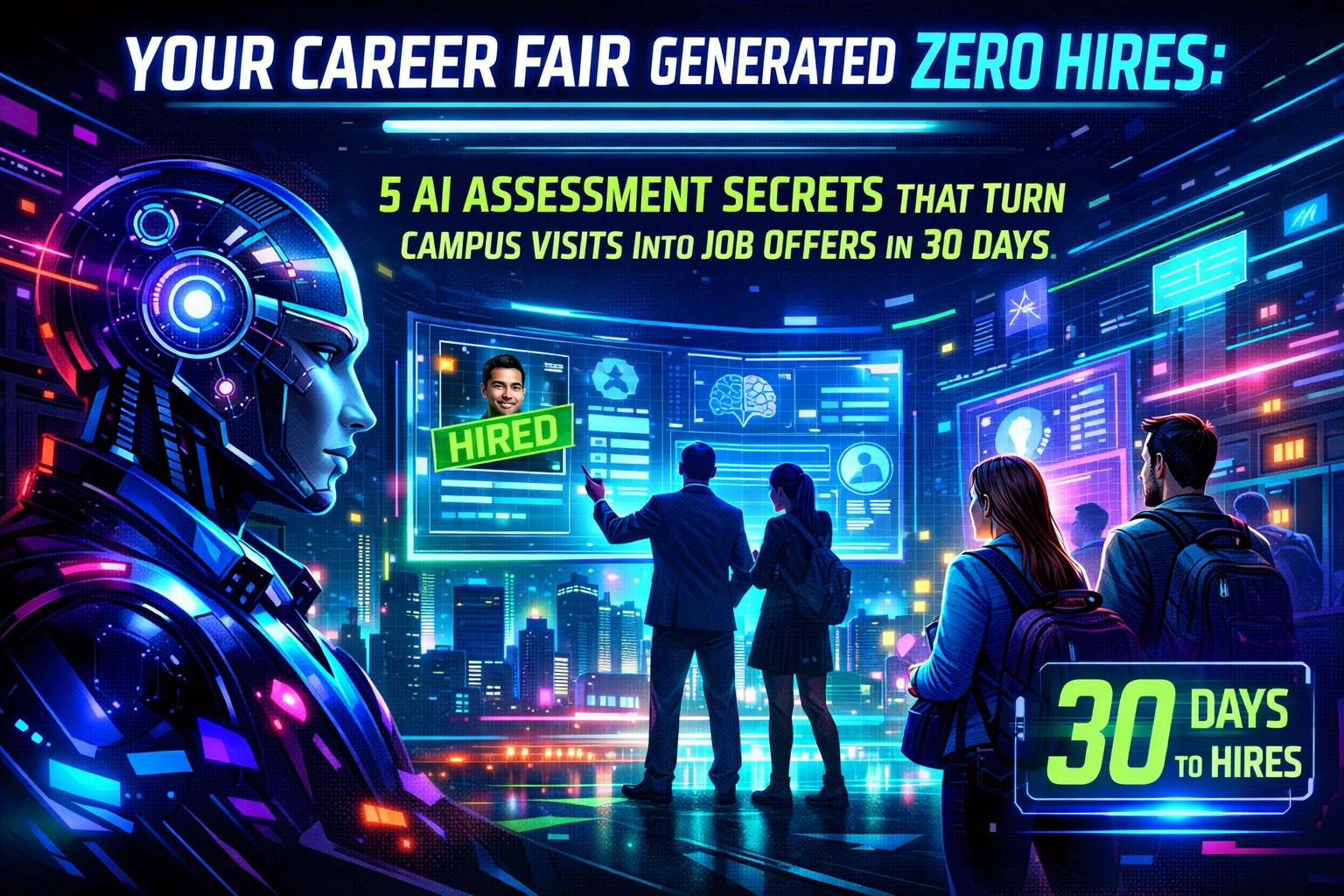 [HERO] Your Career Fair Generated Zero Hires: 5 AI Assessment Secrets That Turn Campus Visits Into Job Offers in 30 Days