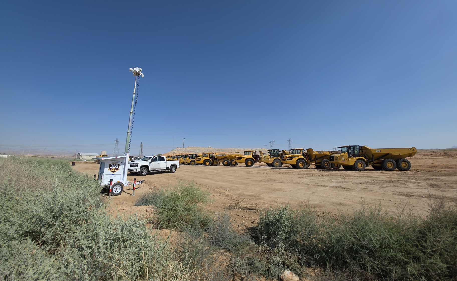 360 View LLC Solar-Powered Mobile Surveillance Trailer