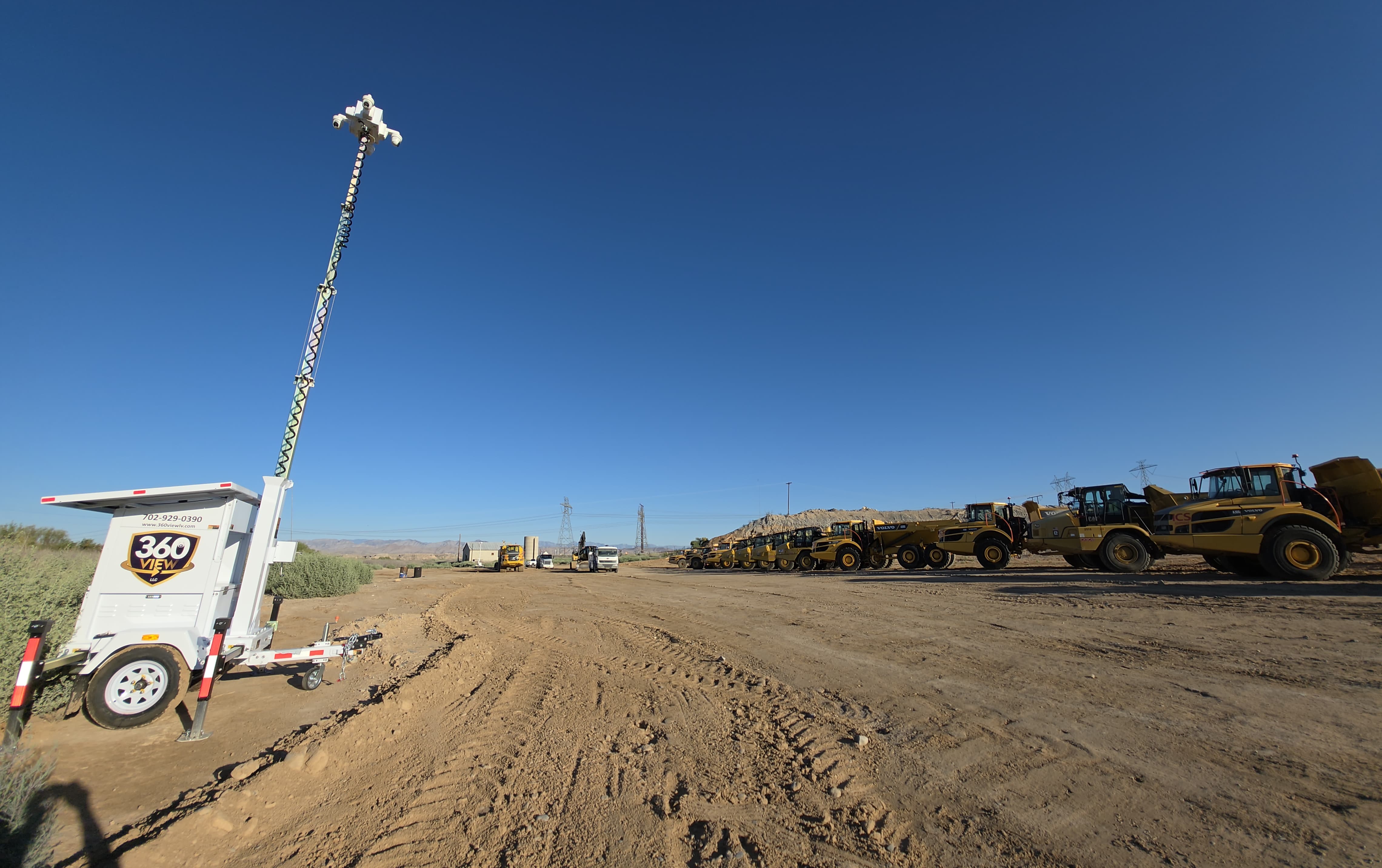 Standard mobile surveillance trailer
