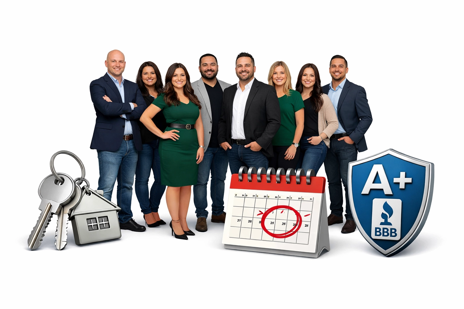 Finest Home Buyers team providing fast closings and A+ BBB rated service for Florida sellers.