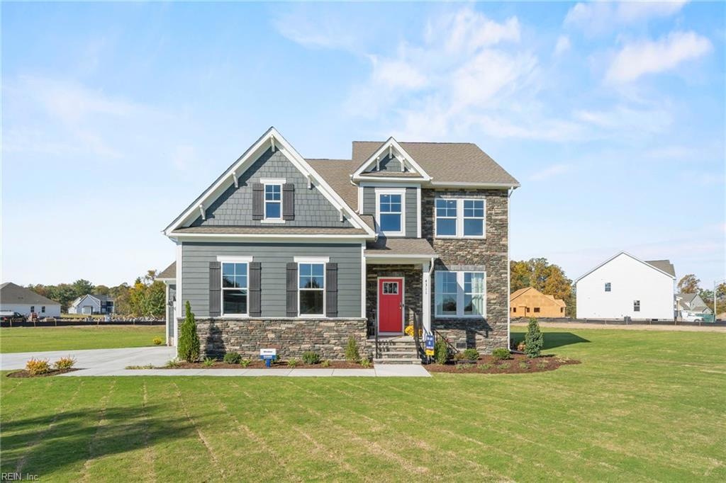 Two-story single-family home in Hampton Roads