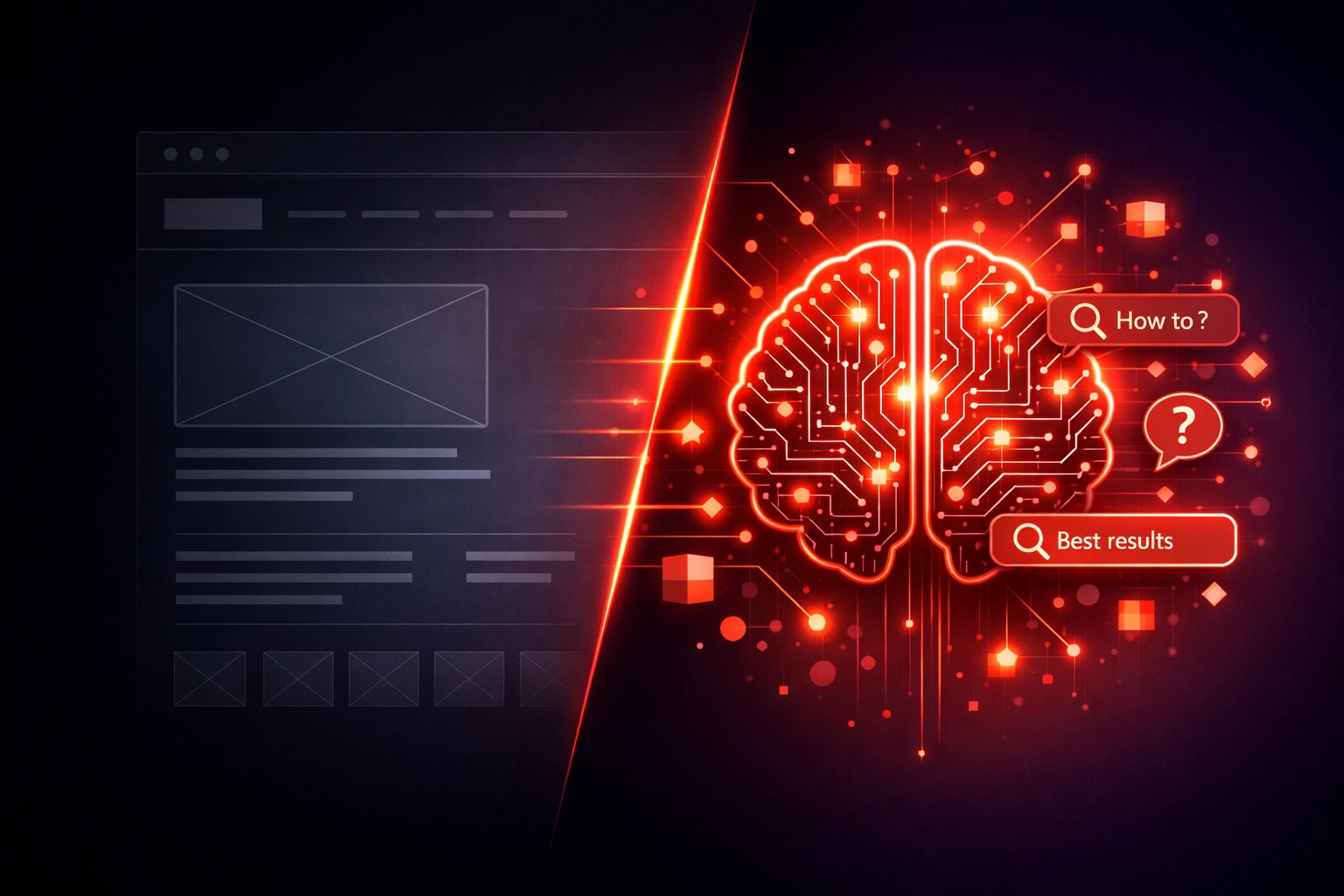 Shift from traditional website clicks to AI-powered search visibility and conversion optimization